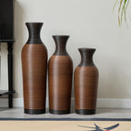 Classic And Neat Floor Vase with High Independent Stand - Multiple Colors