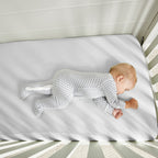 Dri-Tec Crib Sheet with Moisture Wicking - Bright White