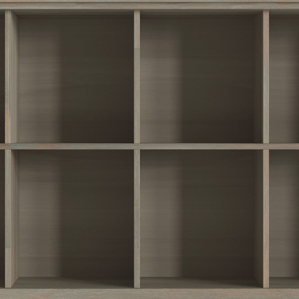 Amherst Cube Storage Bookcase with Large Cubbies - Dark Brown, Dark Gray, or White
