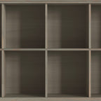 Amherst Cube Storage Bookcase with Large Cubbies - Dark Brown, Dark Gray, or White