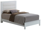 Transitional Modern Panel Bed with Wood Construction - Multiple Colors