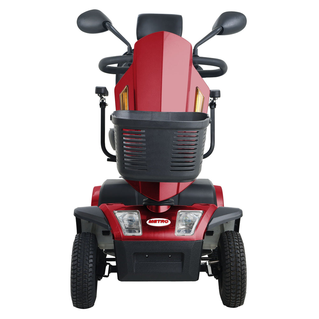 Heavy Duty Mobility Scooter with Long Range and Enhanced Safety - Red, Blue, Black, Gray