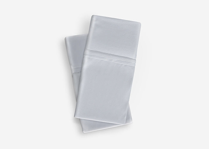 Light Grey Queen Pillowcase Set with Cooling Ver-Tex Fabric - BEDGEAR