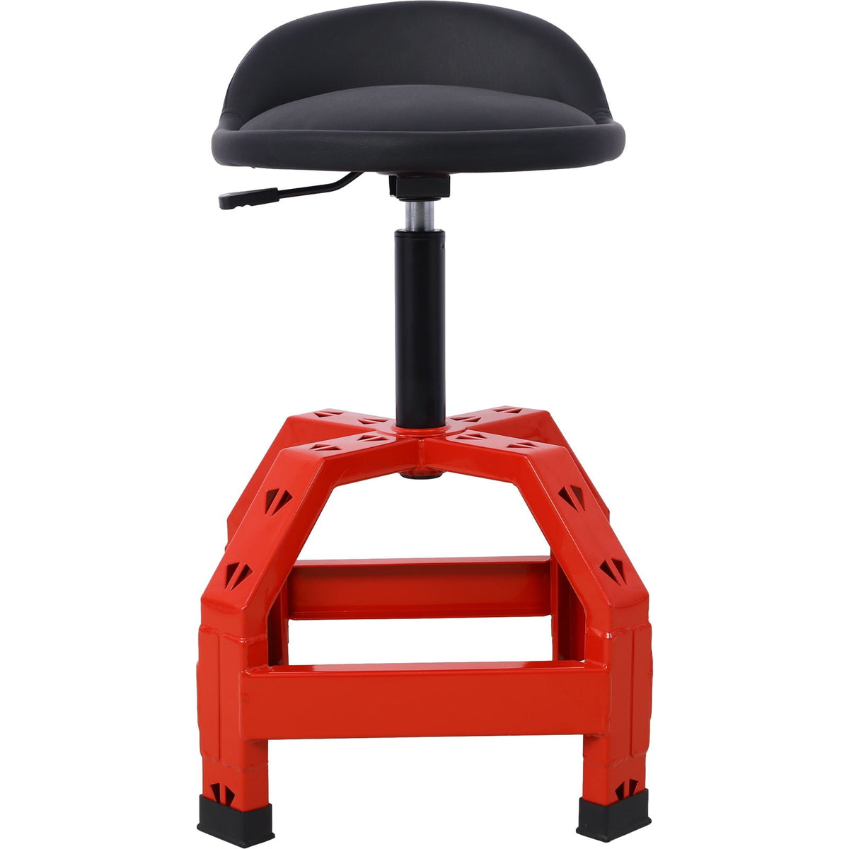 Pneumatic 360 Degree Swivel Mechanics Stool with Adjustable Height - Red or Black