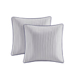 12 Piece Comforter Set with Cotton Bed Sheets Navy King