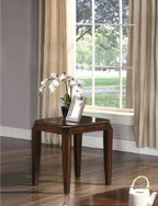 Docila 3-Piece Walnut Table Set with Parquet Tops - Dark Brown