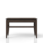 Chocolate Writing Desk with Storage Drawer and Power Access