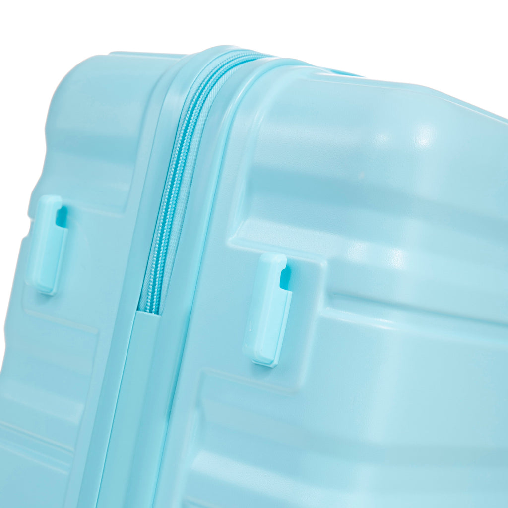 HIFINE Tourist 3-Piece ABS Spinner Wheel Luggage Set (Blue)