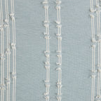 Cotton Jacquard Comforter Set with Reversible Design - Aqua