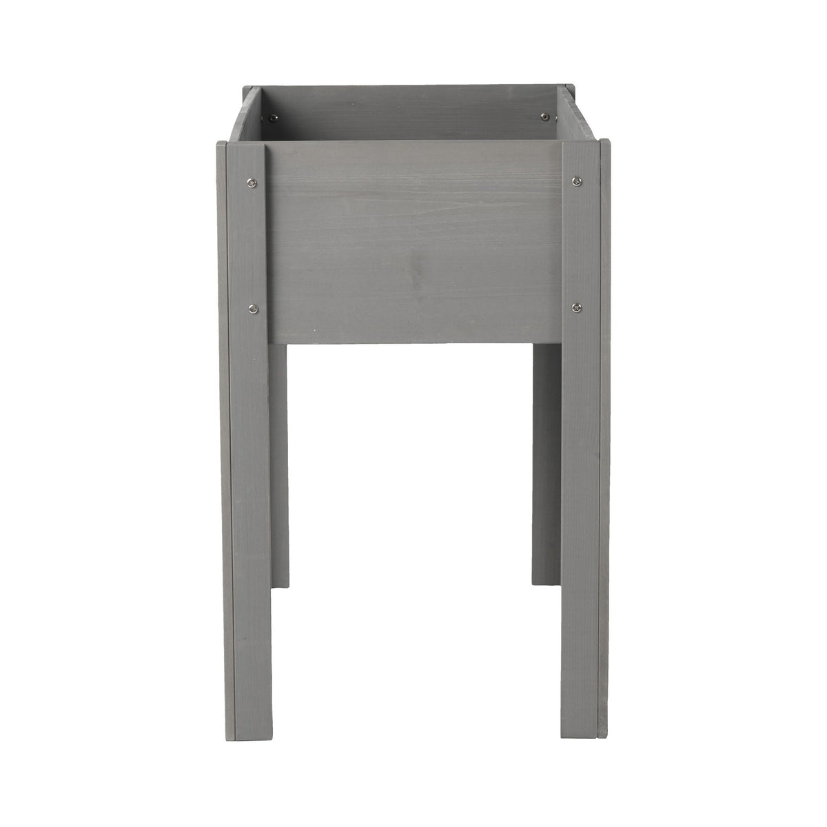 Solid Wood Raised Garden Bed with Legs - Available in Gray, Dark Gray, Dark Brown