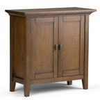 Handcrafted Low Storage Cabinet with Adjustable Shelves - Multiple Colors