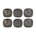 Ornamental metal candle holder (set of 4)