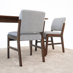 Light Gray Dining Chair Set of 2 with Lumbar Support - Caldwell