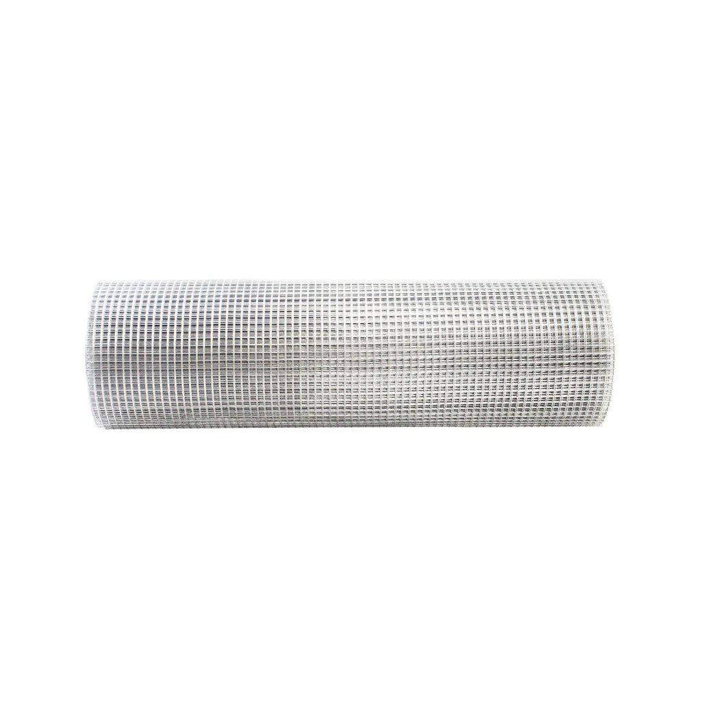 Galvanized Hardware Cloth Fence Roll with 1/2 Inch Mesh - Silver