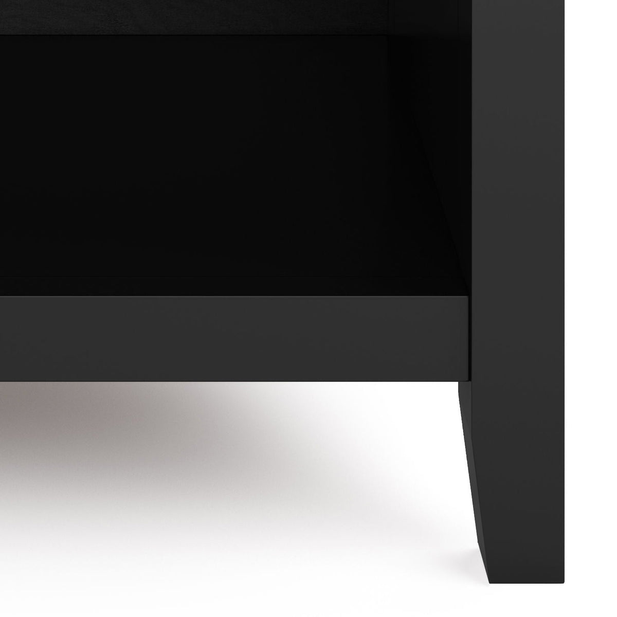 Handcrafted Bedside Table with Drawer and Shelf - Multiple Colors