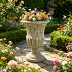 Rust Finish MGO Garden Planter with Drainage Hole - Garden Pots & Planters