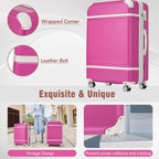 Hardshell Luggage Sets 4 Pieces with TSA Lock - Lightweight, Multiple Colors
