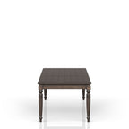 Extendable Dining Table with Expandable Leaf - Coffee