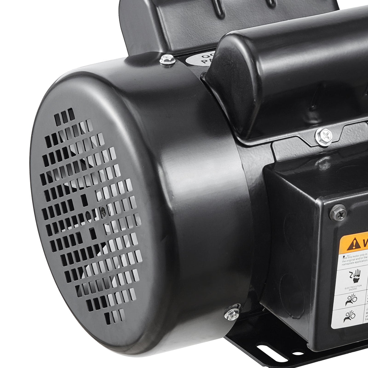 5HP Air Compressor Electric Motor with Dual Rotation - Steel