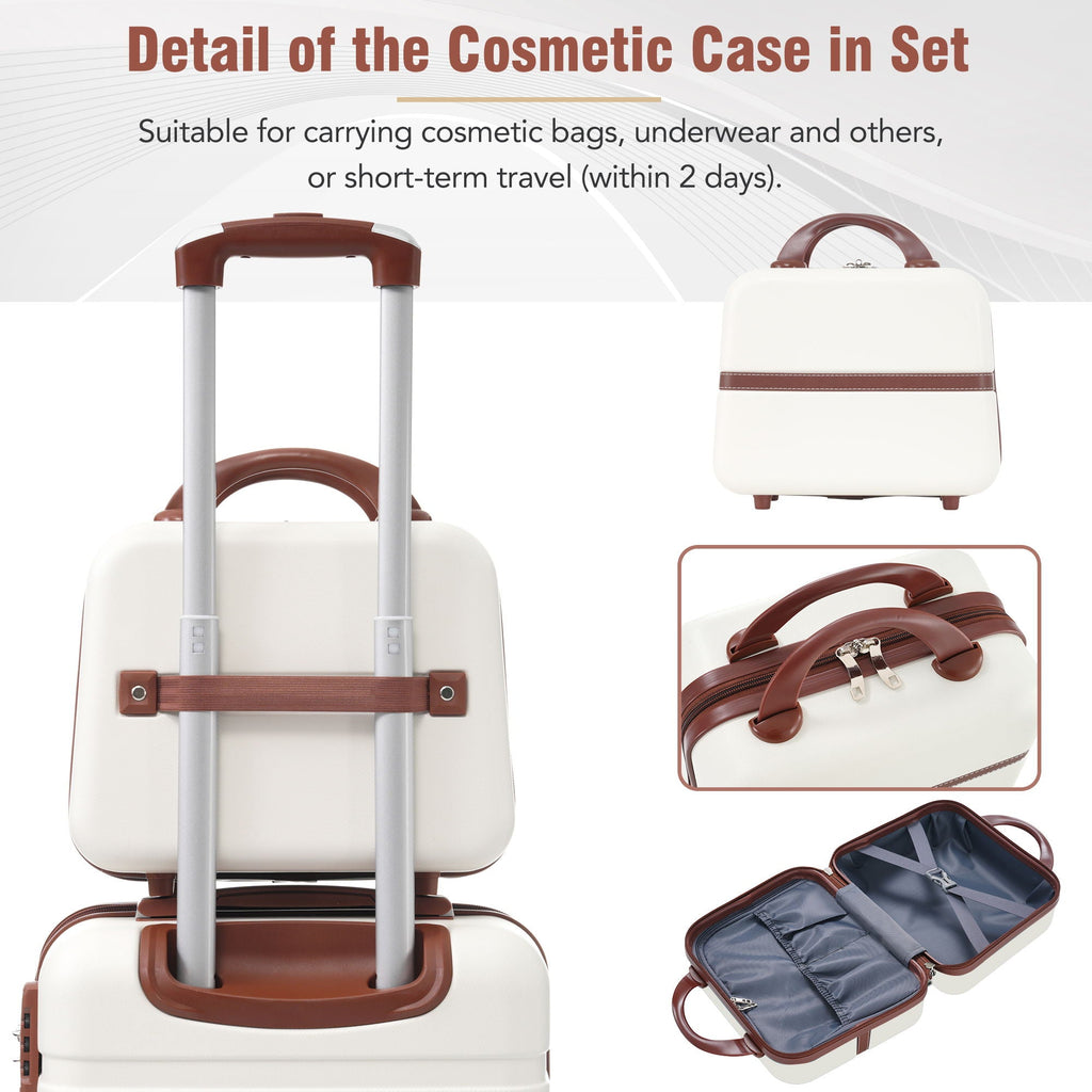 Hardshell Luggage Set 3-Piece Spinner with TSA Lock - Lightweight, Multiple Colors