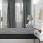 8" Pocket Coil Hybrid Mattress with Firm Support - Dark Gray