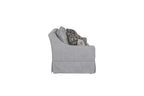 Stationary Sofa With Reversible Cushions and Two Pillows - Gray or White