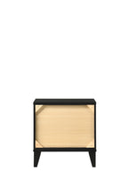 Chelsie Nightstand with Spacious Storage - Black