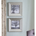 Vintage Reflective Picture Frames with Mirrored Surface - Silver