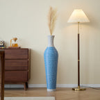 Classic And Neat Floor Vase with High Independent Stand - Multiple Colors