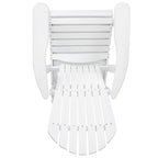 Malibu Adirondack Chair with Foldable Acacia Wood Design - Natural