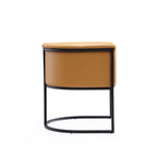 Cosmopolitan Dining Chair with Geometric Metal Frame - Multiple Colors