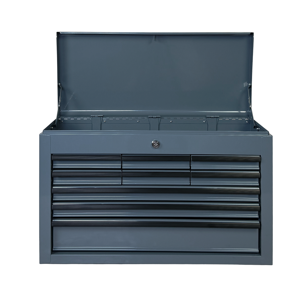 Heavy Duty Metal Tool Box with 9 Drawers - Multiple Colors