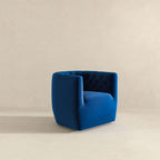 Ergonomic Design Swivel Chair with Tufted Accent - Multiple Colors