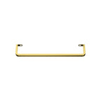 Wall Mounted Rectangular Bathroom Sink with Towel Bar - Black or Gold