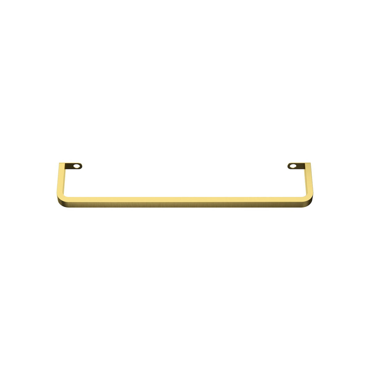Wall Mounted Rectangular Bathroom Sink with Towel Bar - Black or Gold