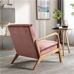 Mid-Century Modern Accent Chair with Cushioning - Multiple Colors