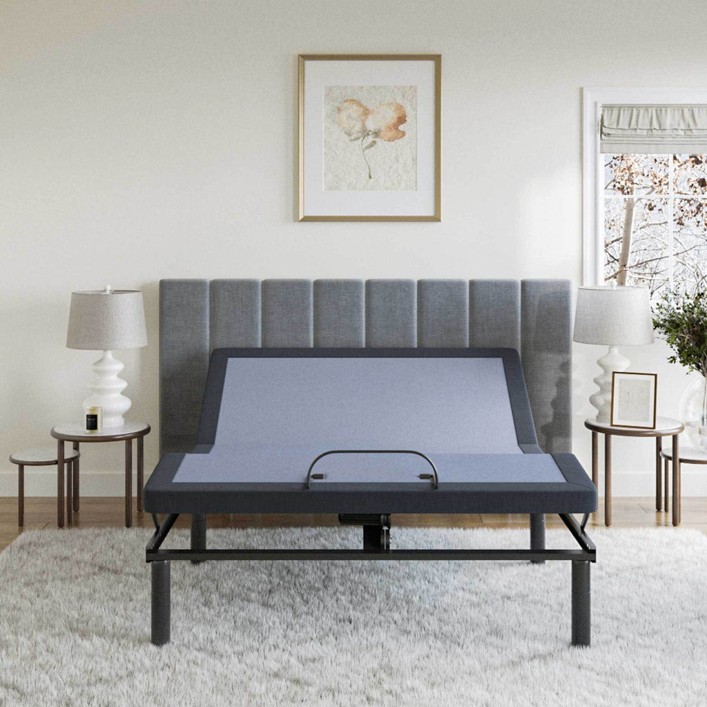 Adjustable Bed Base with Full-Range Positions - Dark Gray