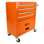Multifunctional 4-Drawer Tool Cart with Wheels - Blue or Orange