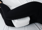 White Cooling Knee Pillow with Ergonomic Support - BEDGEAR