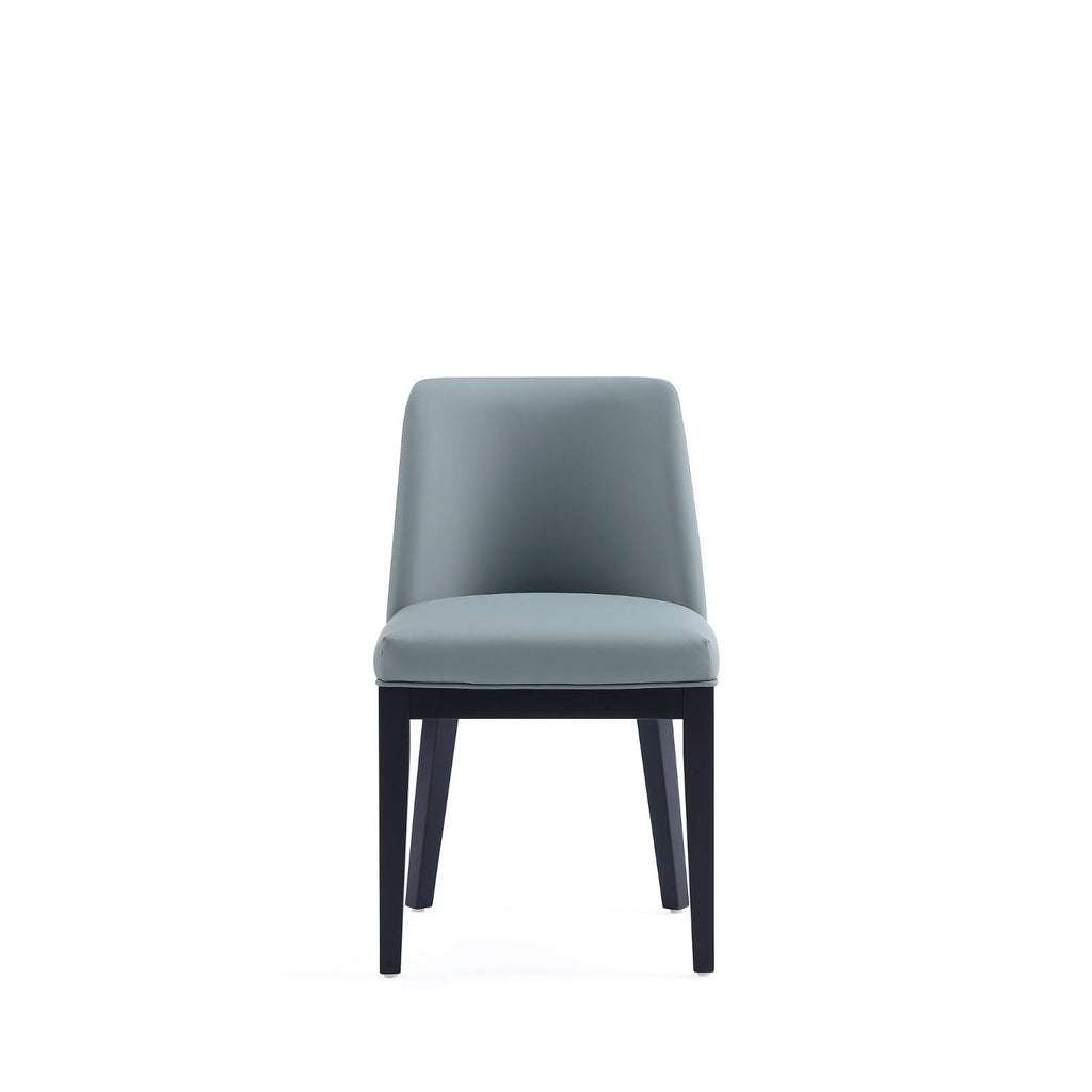Upholstered Dining Chair Set with Solid Beech Frame - Dark Gray or Gray