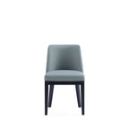 Upholstered Dining Chair Set with Solid Beech Frame - Dark Gray or Gray