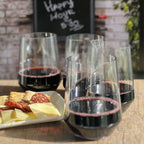 Unbreakable Wine Glasses with 17oz Capacity - Clear (Set of 4)