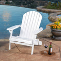 Malibu Adirondack Chair with Foldable Acacia Wood Design - Natural