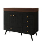 36" Freestanding Bathroom Vanity with Faux Marble Top & Ceramic Sink - Multiple Colors
