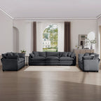 Oversized Deep-Seat Fabric Sofa & Chair Sets