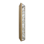 Antique Rectangle Mirror with Floral Accents - Pearl Silver