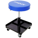Adjustable Pneumatic Garage Stool with 250 LBS Capacity - Steel