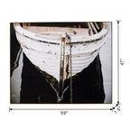 Large Rectangular Wall Art with Frame - Black & White