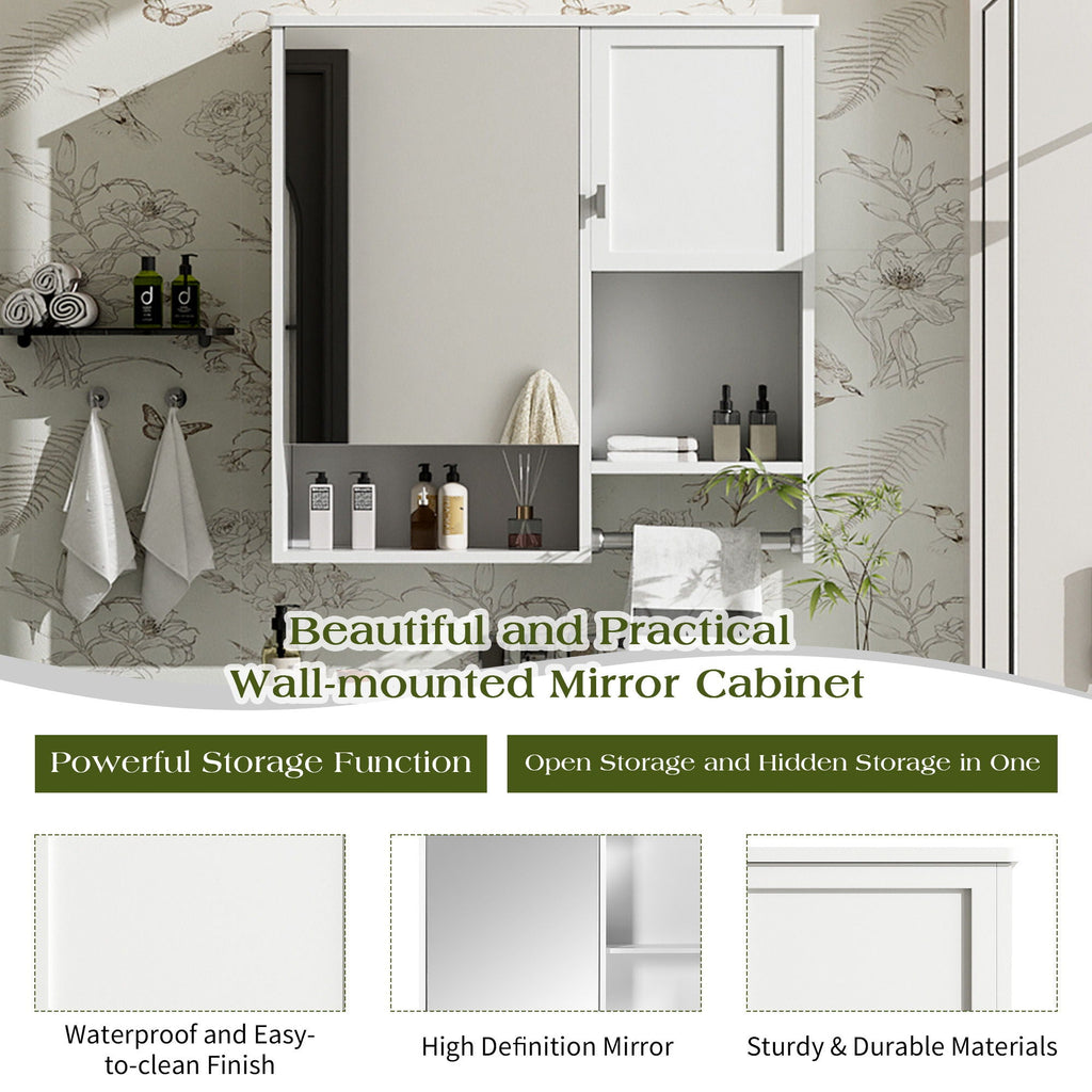 Modern Wall Mounted Bathroom Medicine Cabinet
