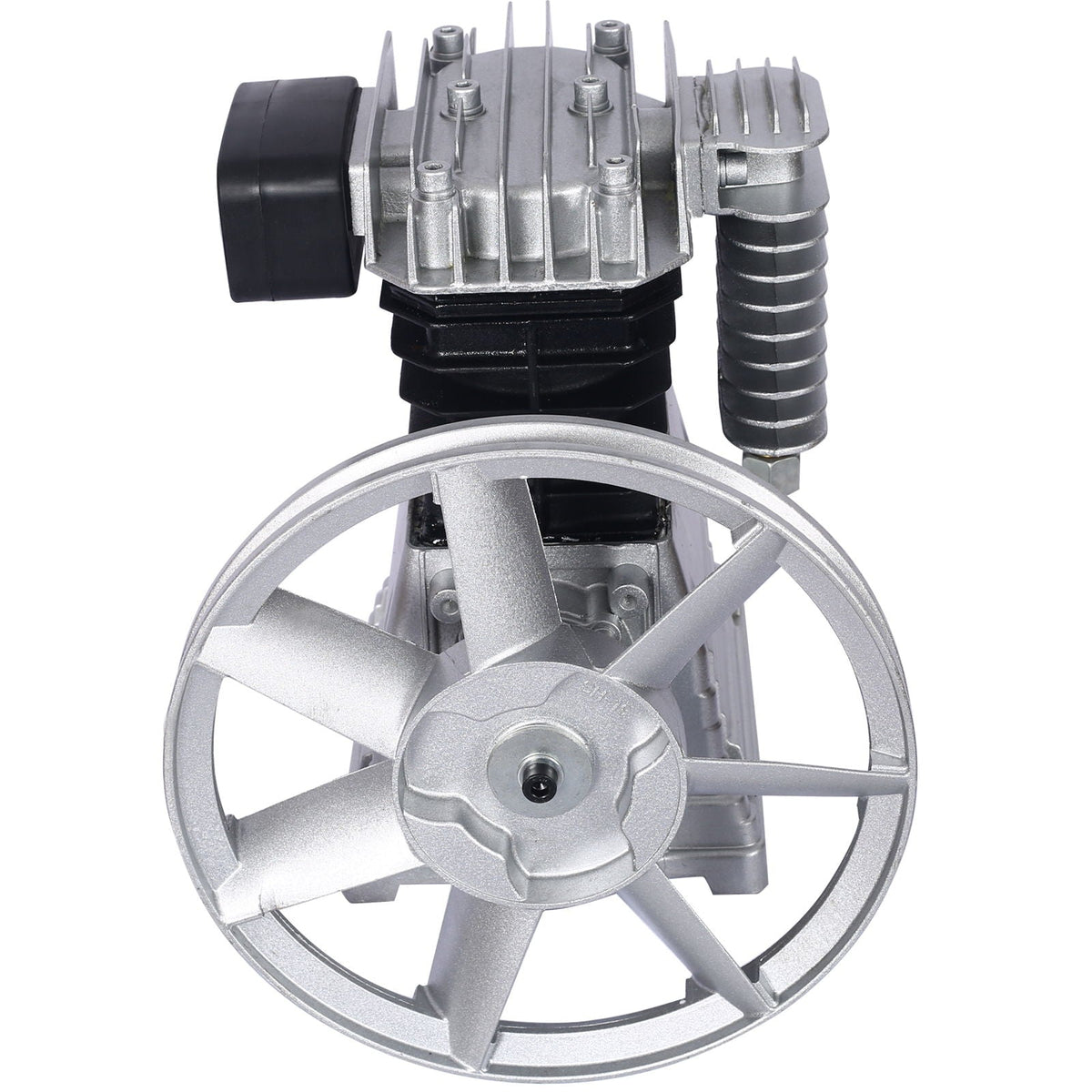 Piston 3Hp Air Compressor Head Pump with 2.2Kw Power - Silver